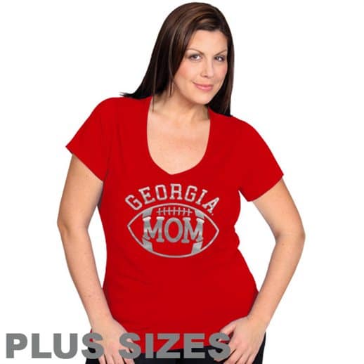 Women's plus size georgia bulldog 2024 apparel