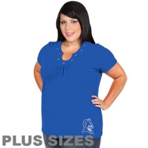 womens plus size duke t-shirt, duke blue devils t-shirt, womens duke xl xxl 1x 3x 4x t-shirt
