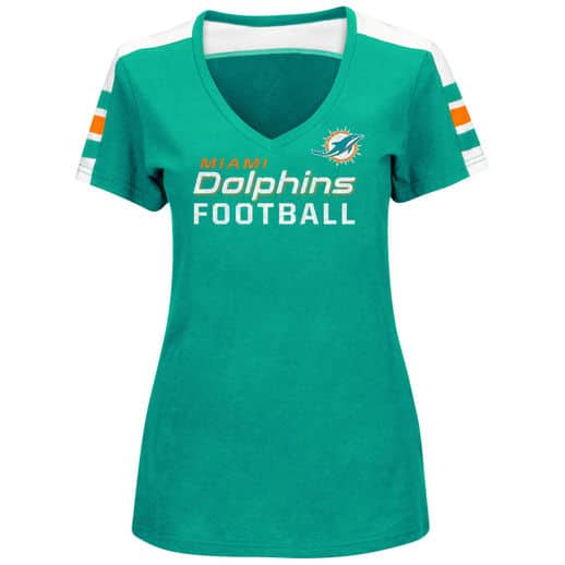 womens plus size miami dolphins t-shirt, plus size dolphins jersey
