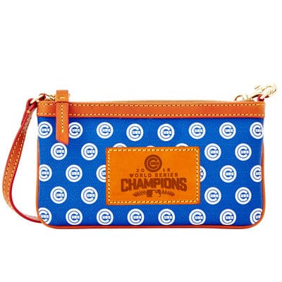 cubs world series champs purse, chicago cubs purse, chicago cubs wristlet purse, cubs clutch purse