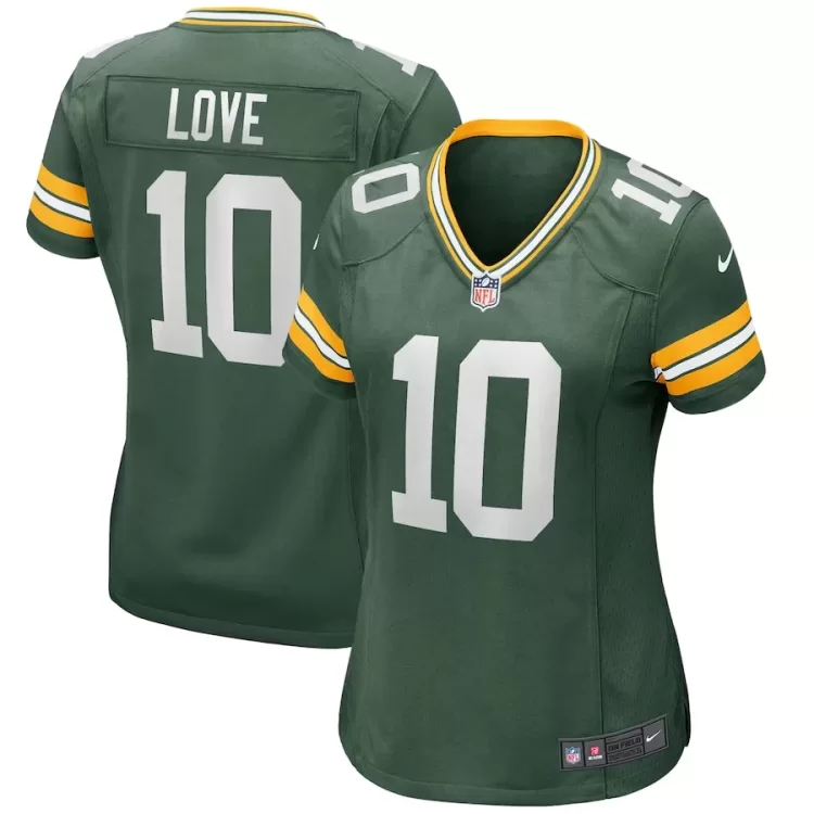 Women's Jordan Love Jersey - Green Bay Packers by Nike