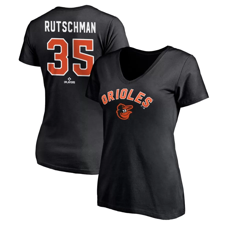 Women's Adley Rutschman Jersey Style Tee - Baltimore Orioles