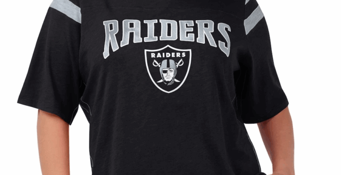 Plus Size Athletic Wear - Raiders Tee