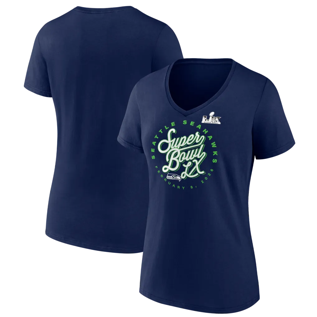 Women's Seahawks Super Bowl Tee Shirt with LX logo