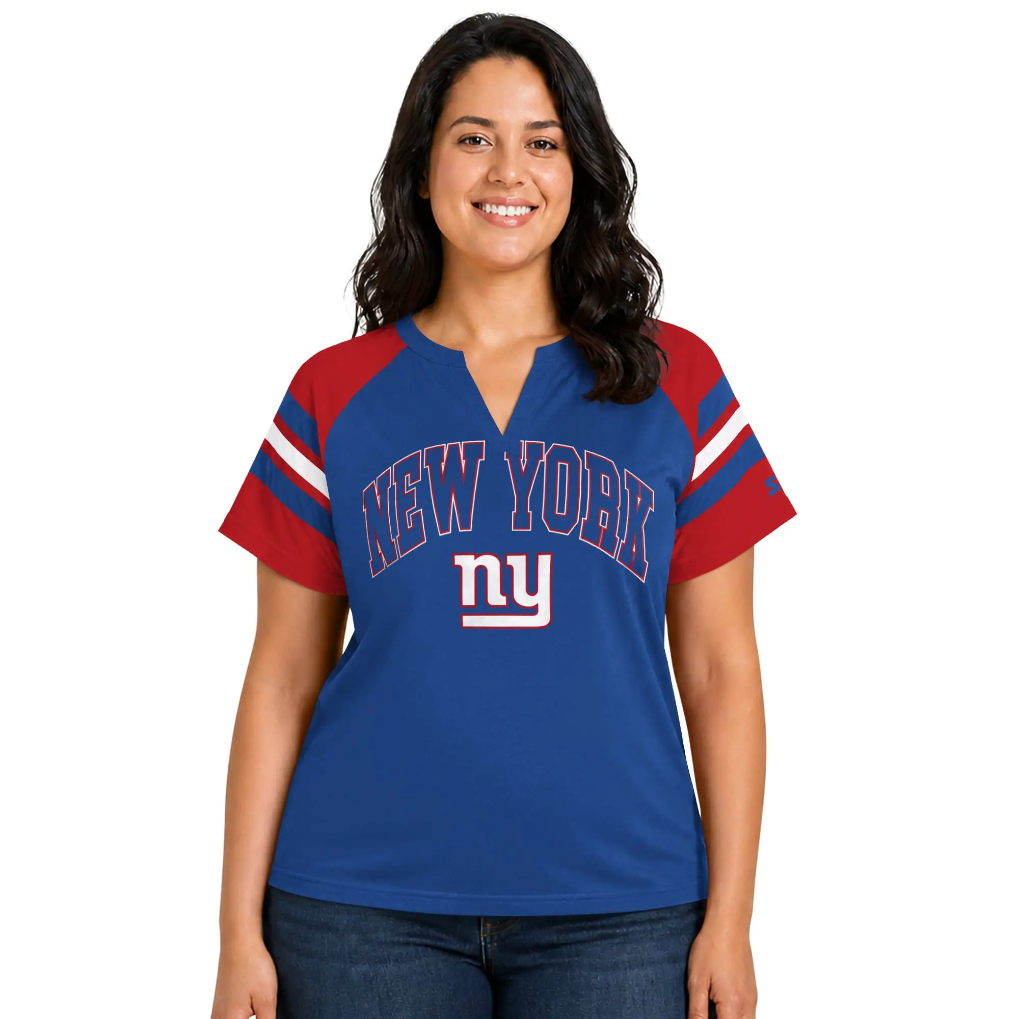 Plus Size NY Giants Tee Shirt in Women's 1X-4X